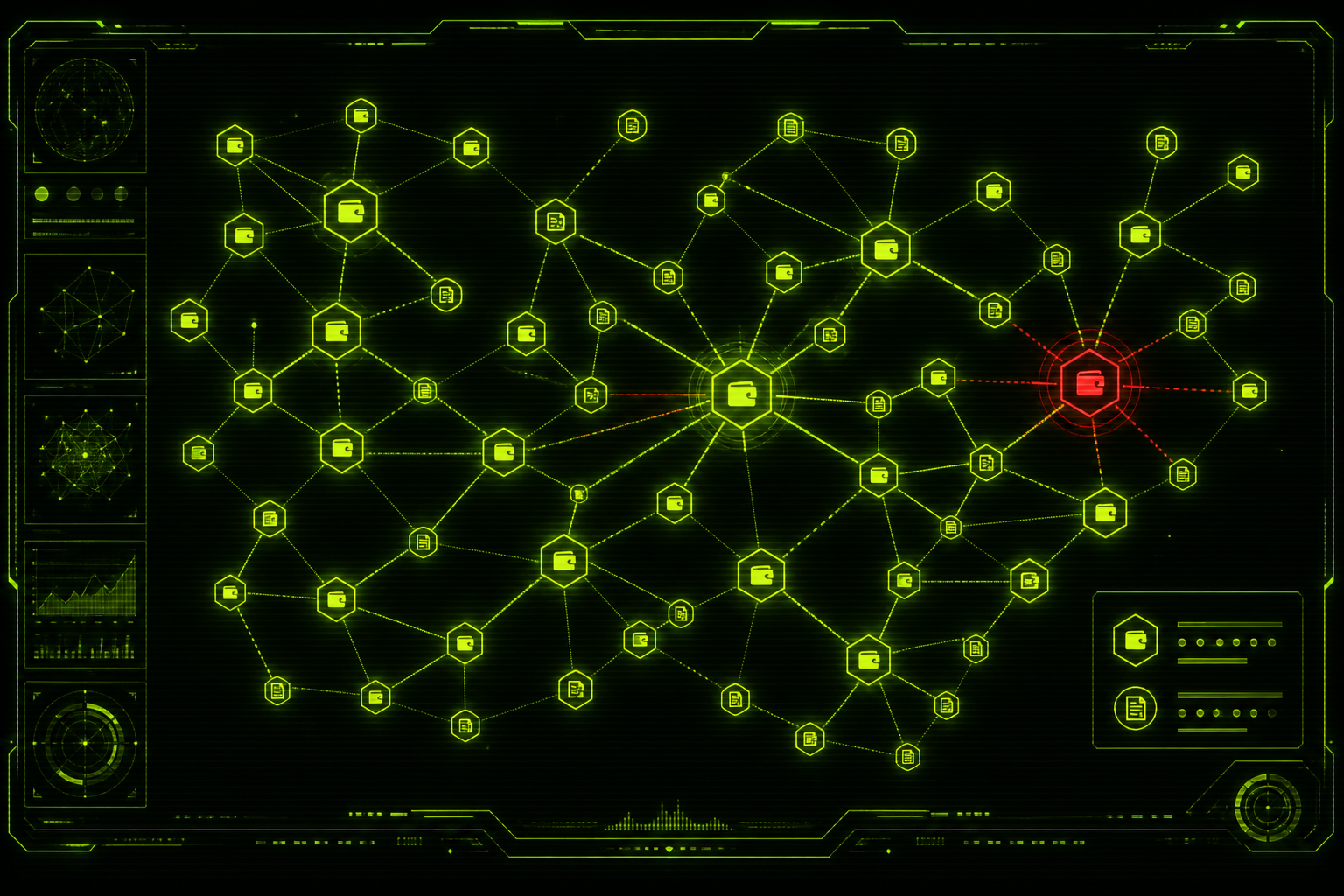 Atlas Core supply and wallet graph visualization